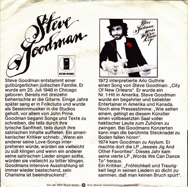 Steve Goodman : Banana Republics (7", Single)