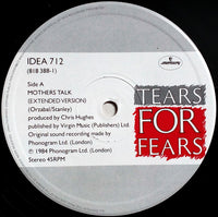 Tears For Fears : Mothers Talk (Extended Version) (12", Single)