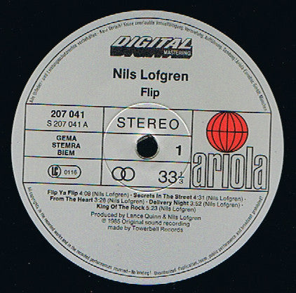 Nils Lofgren : Flip (LP, Album)