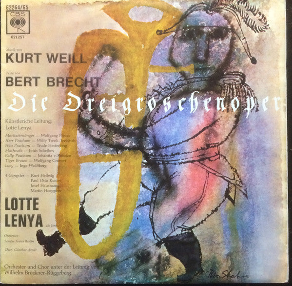 Kurt Weill, Bert Brecht*, Lotte Lenya : Die Dreigroschenoper (2xLP, Album, Mono, RE)