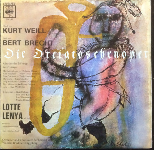 Kurt Weill, Bert Brecht*, Lotte Lenya : Die Dreigroschenoper (2xLP, Album, Mono, RE)