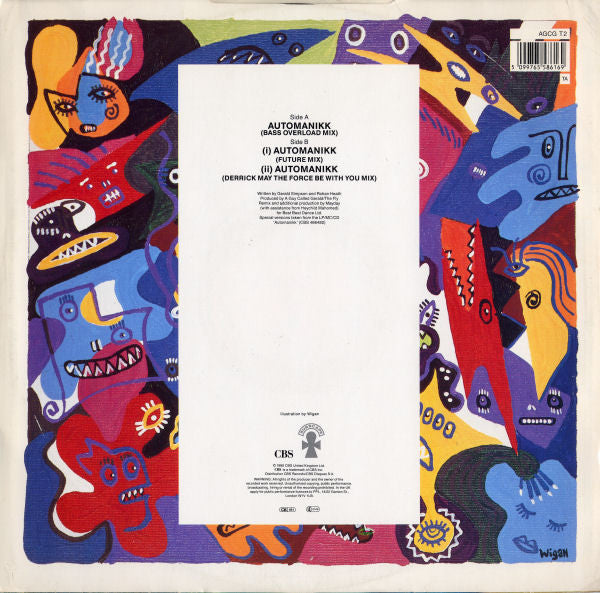 A Guy Called Gerald : Automanikk (Bass Overload Mix) (12")