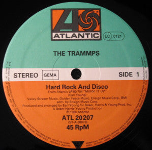 The Trammps : Hard Rock And Disco (12", Maxi, Ltd)
