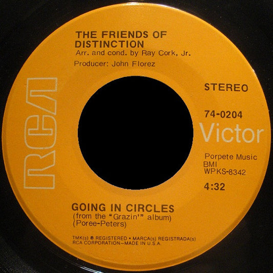 The Friends Of Distinction : Let Yourself Go / Going In Circles (7", Single, Roc)