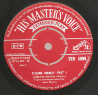 Ravel* - Ginette Neveu And Jean Neveu : Tzigane / Pièce En Forme De Habañera (7", EP, Mono)