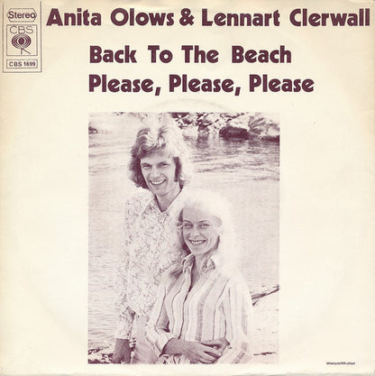Anita Olows & Lennart Clerwall : Back To The Beach / Please, Please, Please (7", Single)