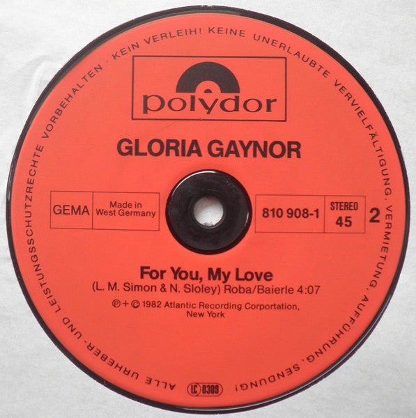 Gloria Gaynor : Stop In The Name Of Love (12", Maxi)