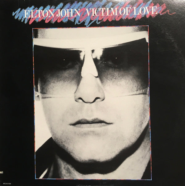 Elton John : Victim Of Love (LP, Album, Gol)