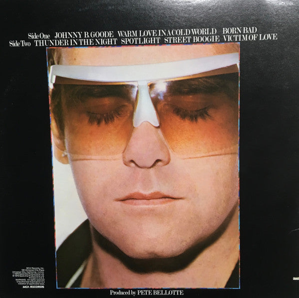 Elton John : Victim Of Love (LP, Album, Gol)