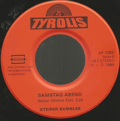 Die Steirer Bummler : Mein Telefon / Samstag Abend (7", Single)