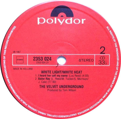 The Velvet Underground : White Light/White Heat (LP, Album, RE)