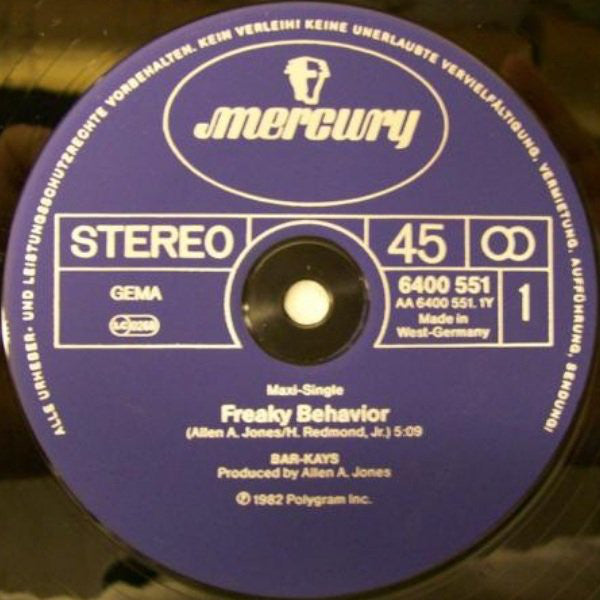Bar-Kays : Freaky Behavior (12")