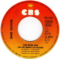 Jane Olivor : One More Ride On The Merry-Go-Round (7", Single)