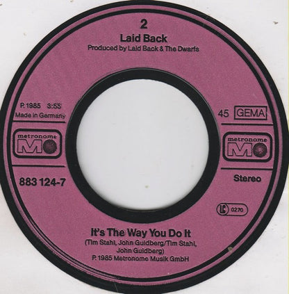 Laid Back : One Life  (7", Single)