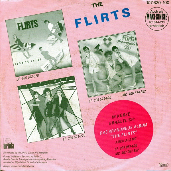 The Flirts : Voulez Vous (7", Single)