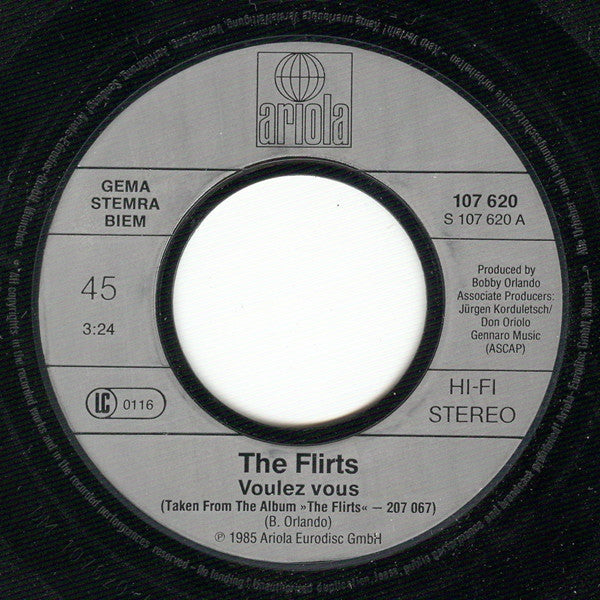 The Flirts : Voulez Vous (7", Single)