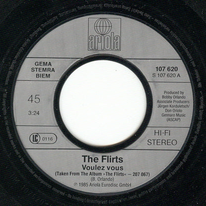 The Flirts : Voulez Vous (7", Single)
