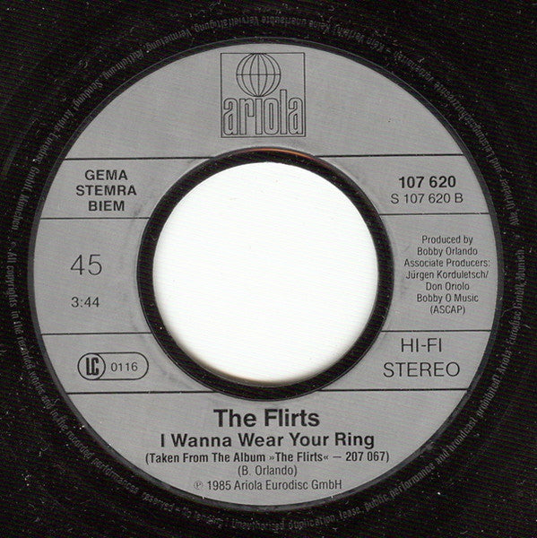 The Flirts : Voulez Vous (7", Single)