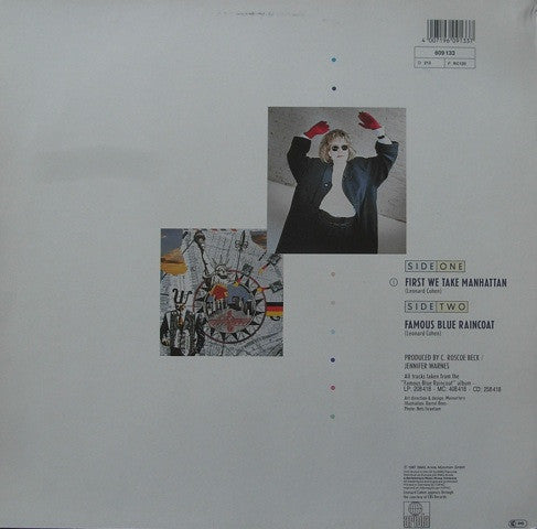 Jennifer Warnes : First We Take Manhattan (12", Maxi)