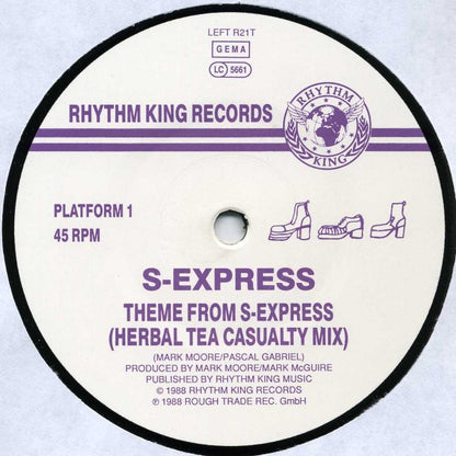 S'Express : Theme From S-Express (Herbal Tea Casualty Mix) (12")