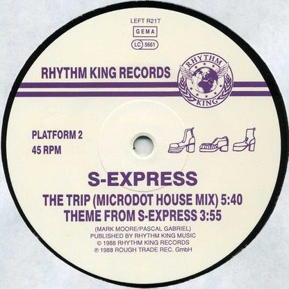 S'Express : Theme From S-Express (Herbal Tea Casualty Mix) (12")
