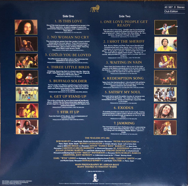 Bob Marley & The Wailers : Legend - The Best Of Bob Marley And The Wailers (LP, Comp, Club)