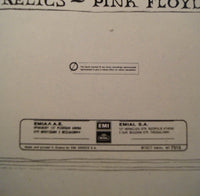 Pink Floyd : Relics (LP, Comp, RE)