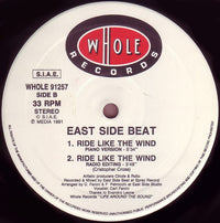 East Side Beat : Ride Like The Wind (12", Blu)