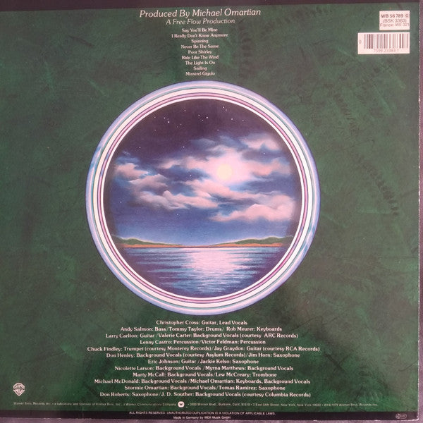 Christopher Cross : Christopher Cross (LP, Album, RE)