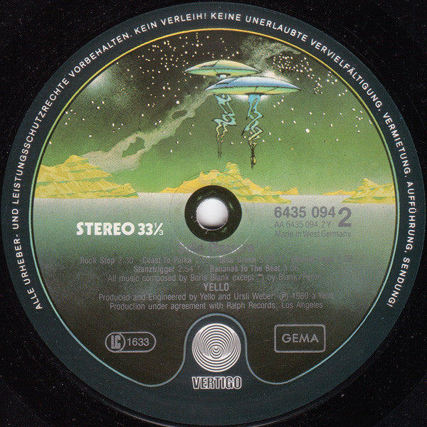 Yello : Solid Pleasure (LP, Album)