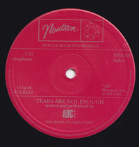 ABC : Tears Are Not Enough (12", Single)