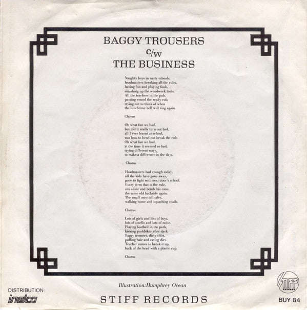 Madness : Baggy Trousers (7", Single)