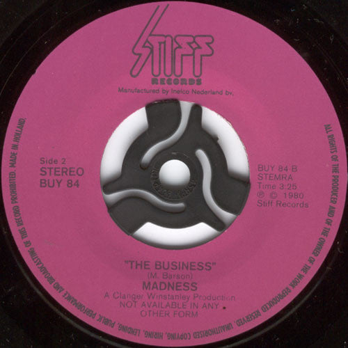 Madness : Baggy Trousers (7", Single)