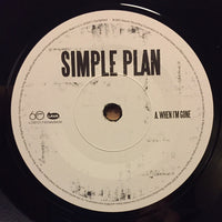 Simple Plan : When I'm Gone (7", Single)