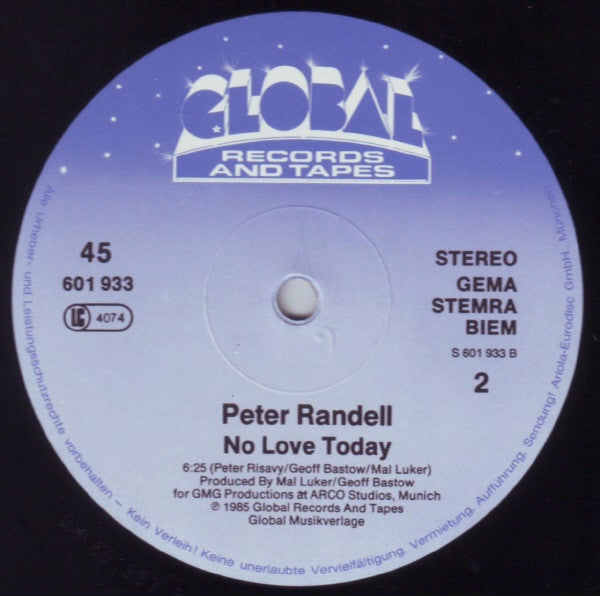 Peter Randell : Lost In Tokyo (12", Maxi)