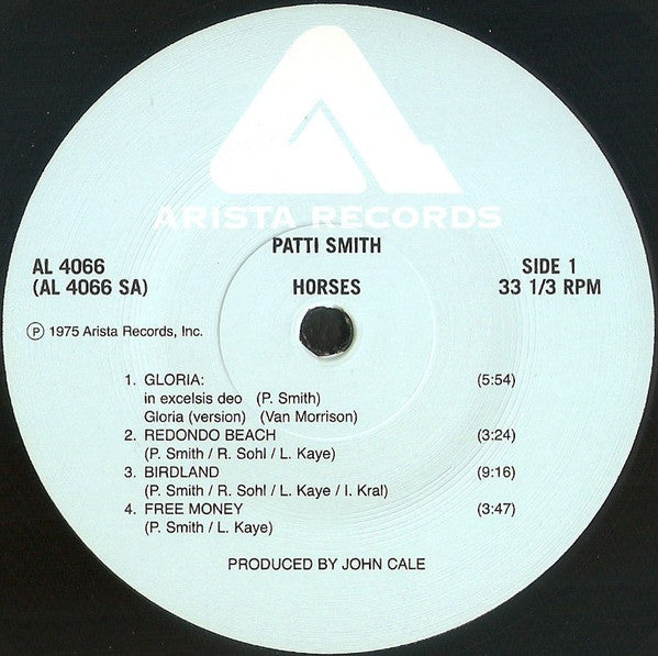 Patti Smith : Horses (LP, Album, RE, RM, RP, 180)