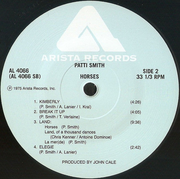 Patti Smith : Horses (LP, Album, RE, RM, RP, 180)