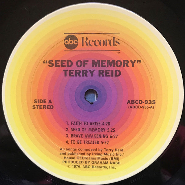 Terry Reid : Seed Of Memory (LP, Album, Ter)