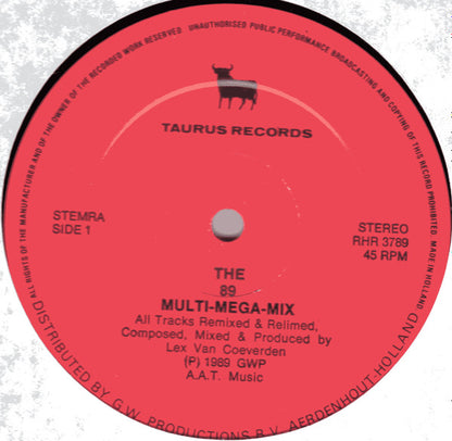 Various : The 89 Multi Mega Mix (12", S/Sided, Comp, Mixed)