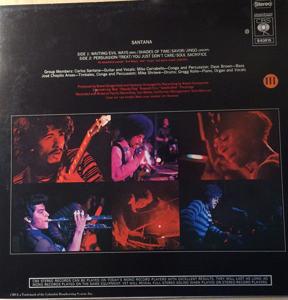 Santana : Santana (LP, Album, RE)