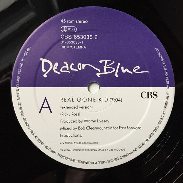 Deacon Blue : Real Gone Kid (12", Maxi)