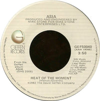 Asia (2) : Heat Of The Moment (7", Single, Spe)