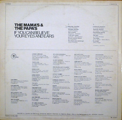 The Mama's & The Papa's* : If You Can Believe Your Eyes And Ears (LP, Album, RE)