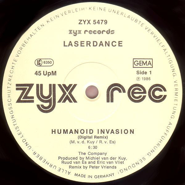 Laserdance : Humanoid Invasion (Digital Remix) (12", Maxi, Bei)