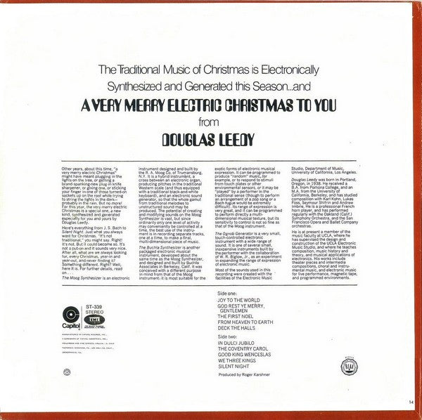 Douglas Leedy : A Very Merry Electric Christmas To You! (LP, Album)