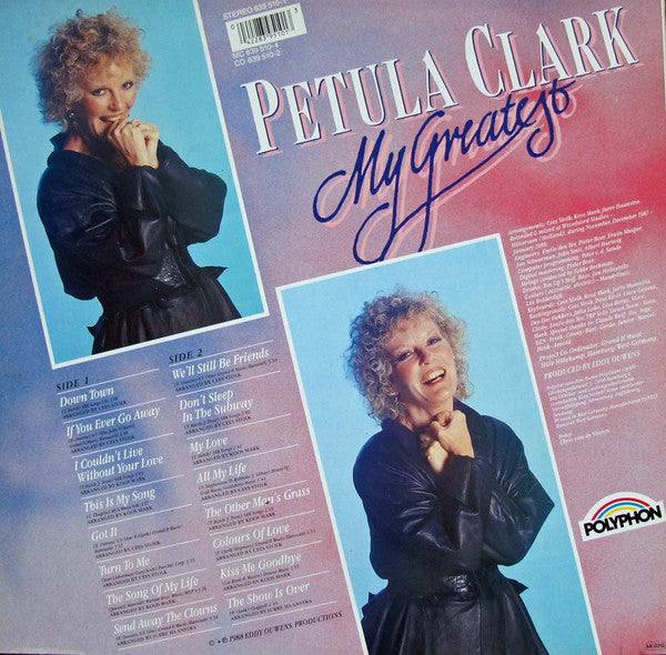 Petula Clark : My Greatest (LP, Album)
