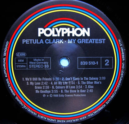 Petula Clark : My Greatest (LP, Album)