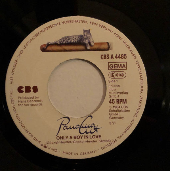 Panama Cut : Only A Boy In Love (7", Single, Promo)