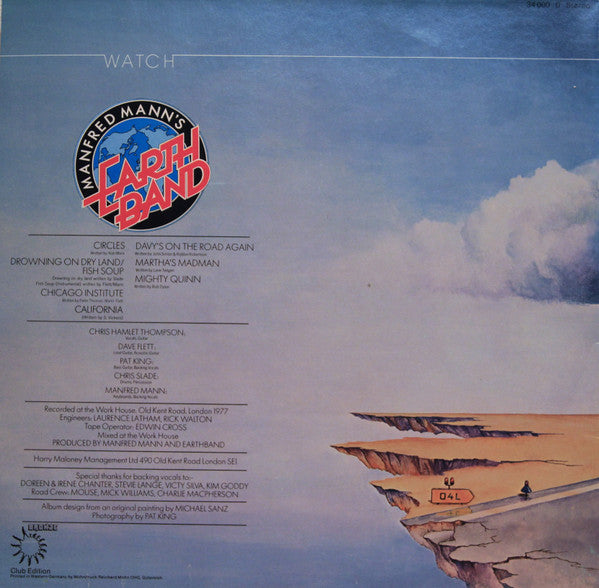 Manfred Mann's Earth Band : Watch (LP, Album, Club, Son)
