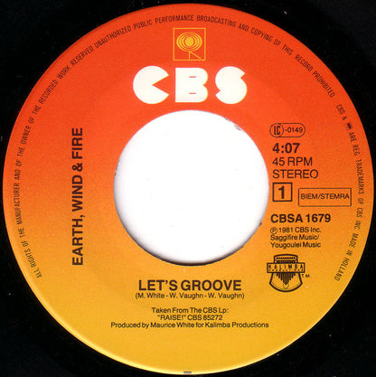 Earth, Wind & Fire : Let's Groove (7", Single)